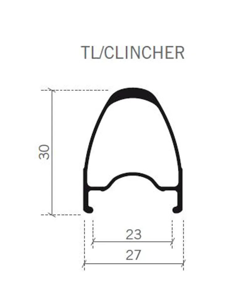Vision TriMax i23 Disc Gravel Wheelset Tubeless Ready-3